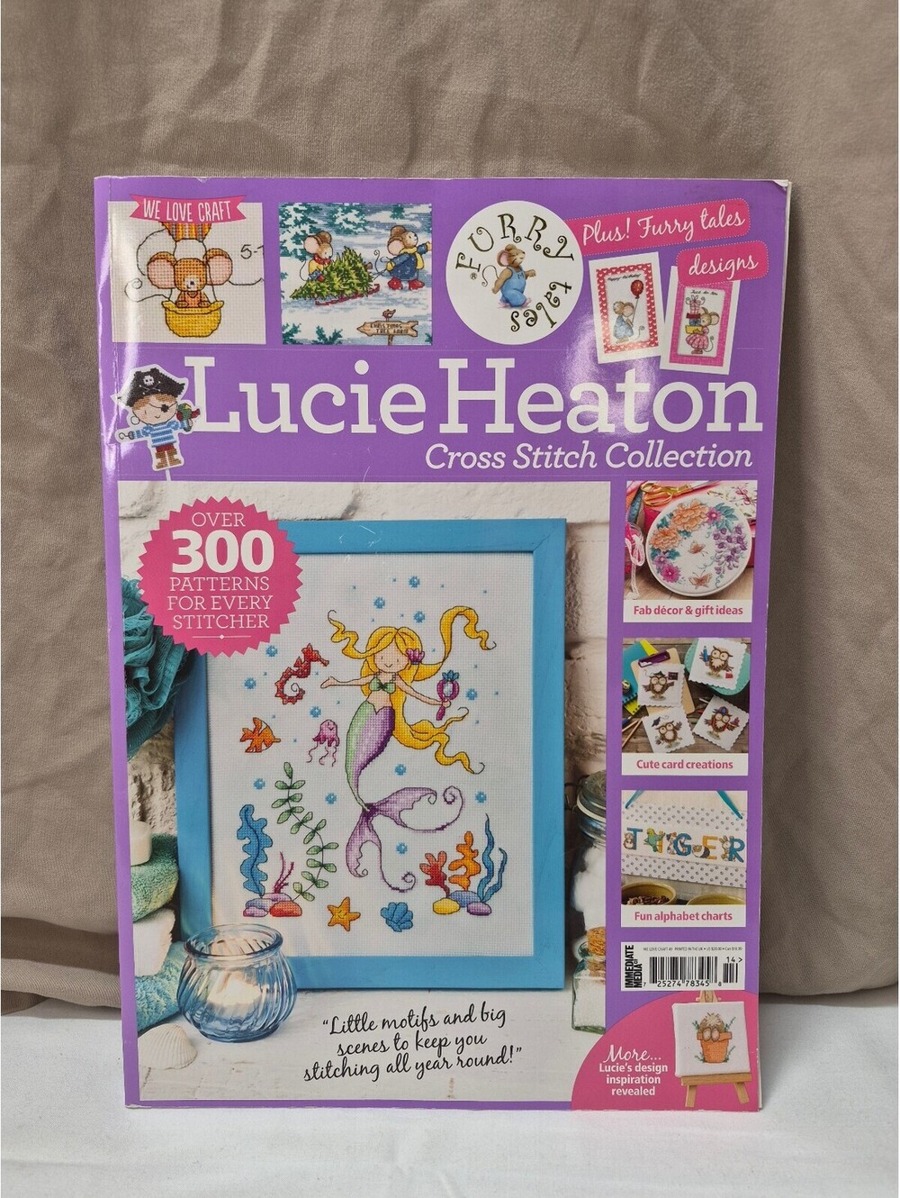 Lucie Heaton Cross Stitch Collection Book with Over 300 Patterns J184